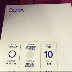 Oura Brushed Titanium Ring